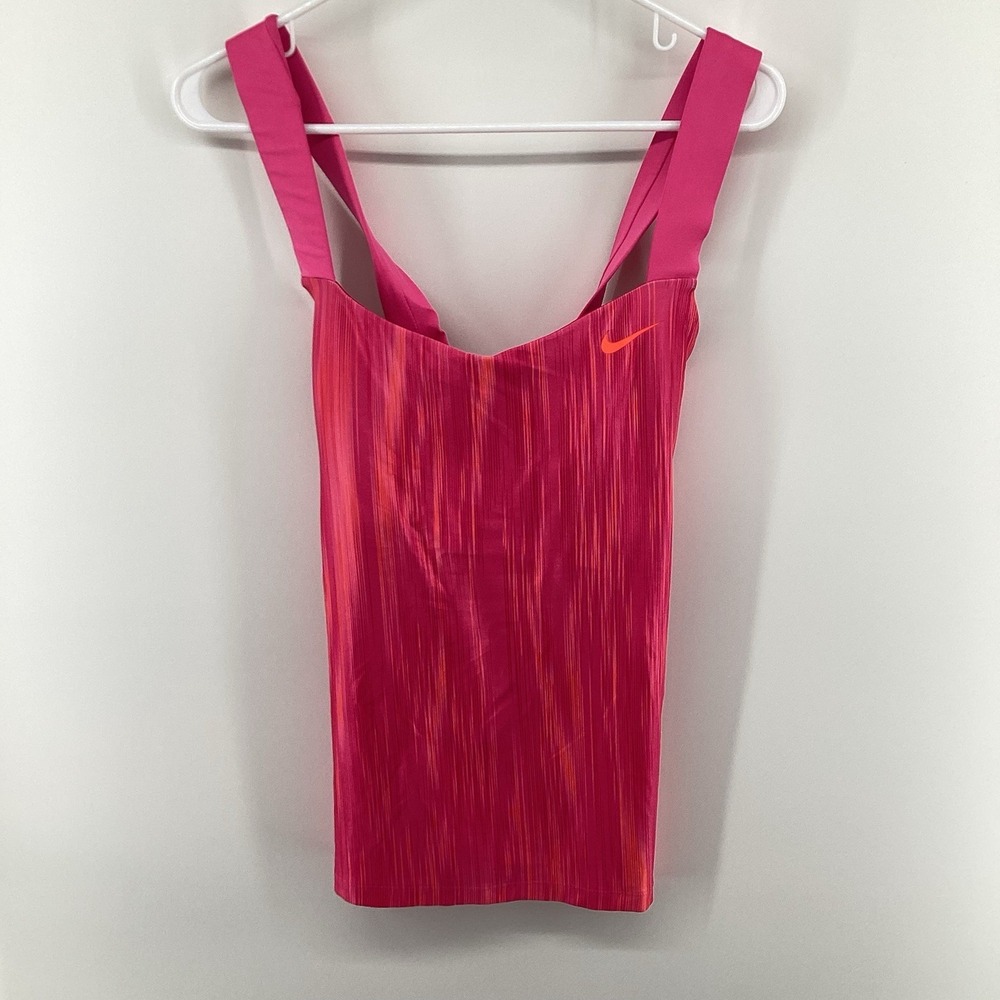 Ladies Nike Printed Tanika Top Red/pink XL 523414-665 - Picture 2 of 12